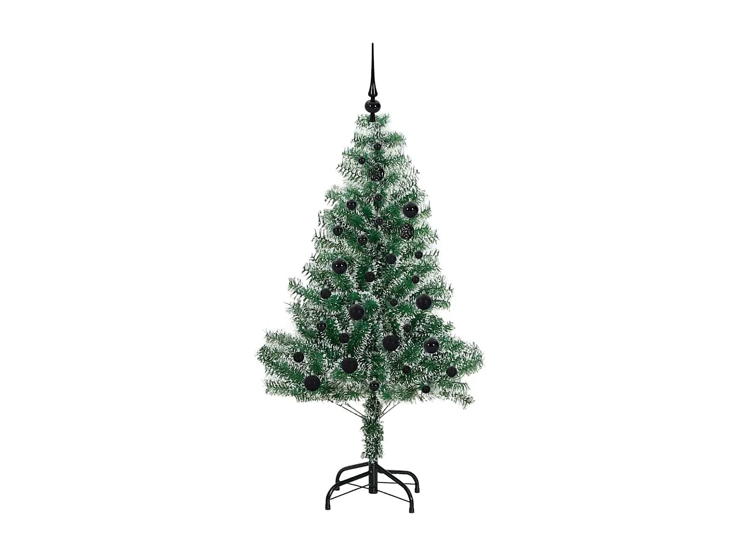 Arbre de Noël artificiel floconné de neige avec lumière LED