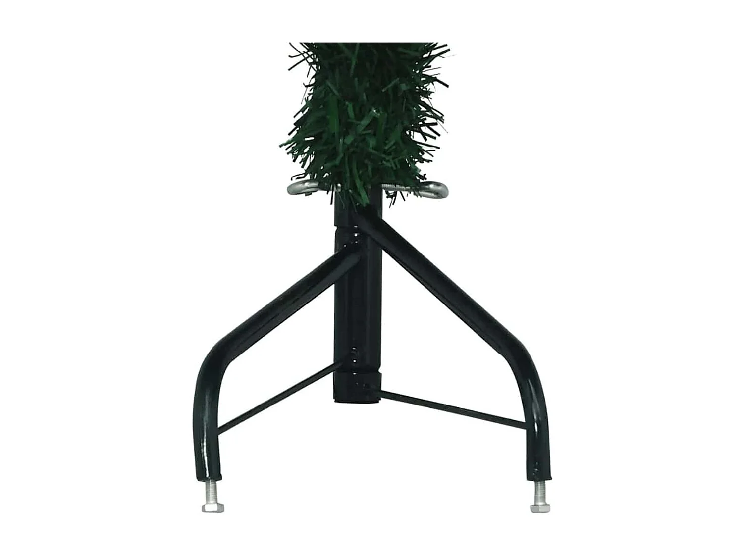 Kunstkerstboom hoek Groen 180 cm PVC en metaal