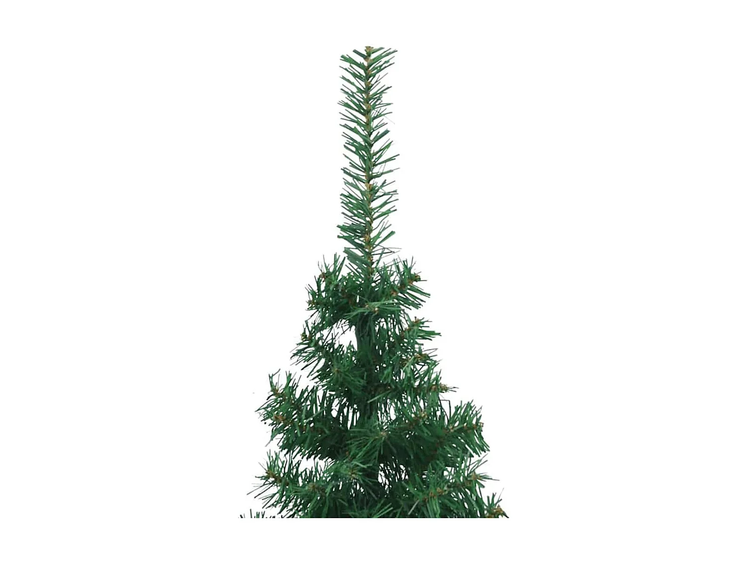 Kunstkerstboom hoek Groen 180 cm PVC en metaal
