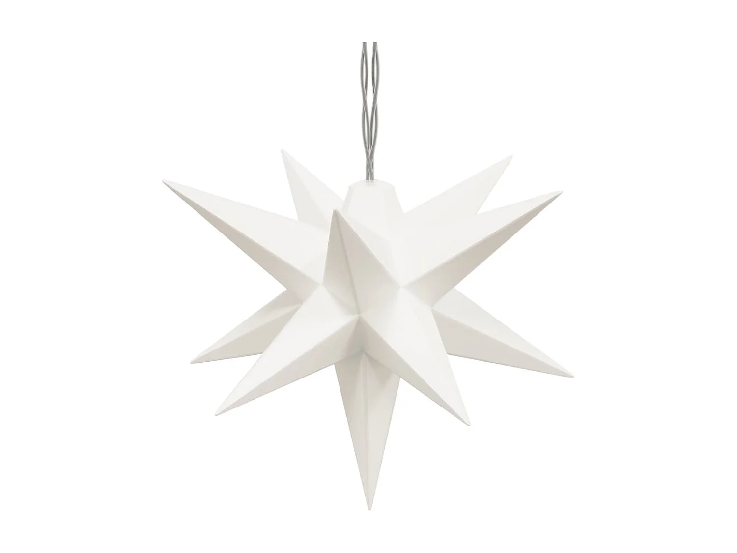 Luce di Natale 10 LED bianchi 10 cm