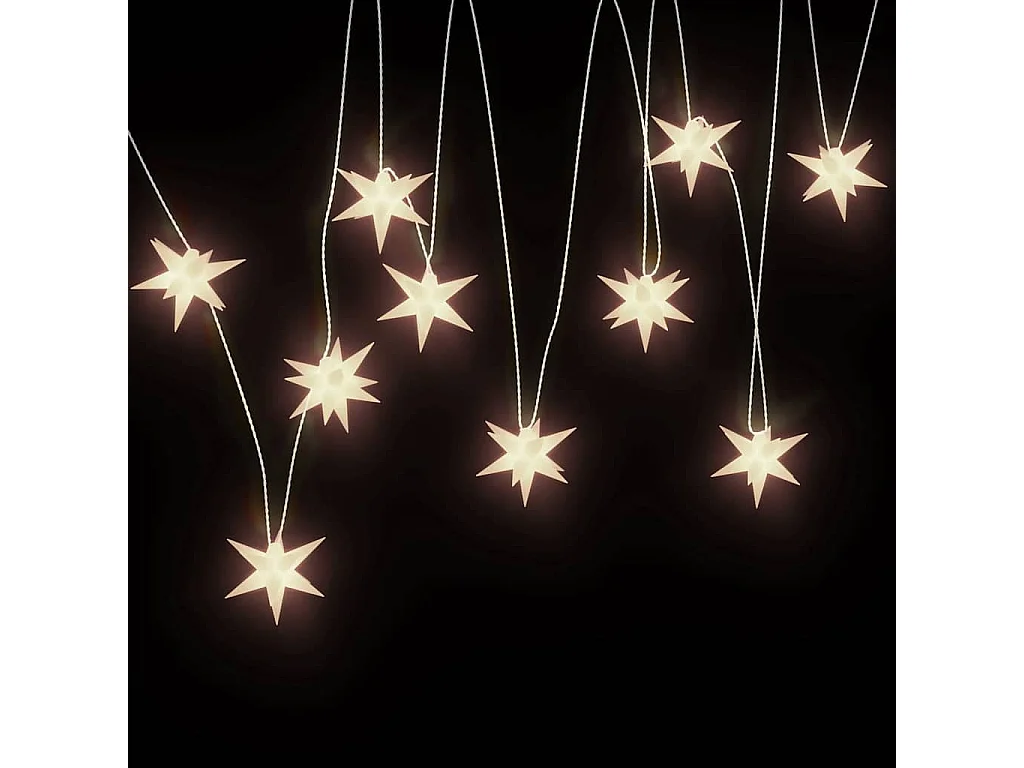 Luce di Natale 10 LED bianchi 10 cm