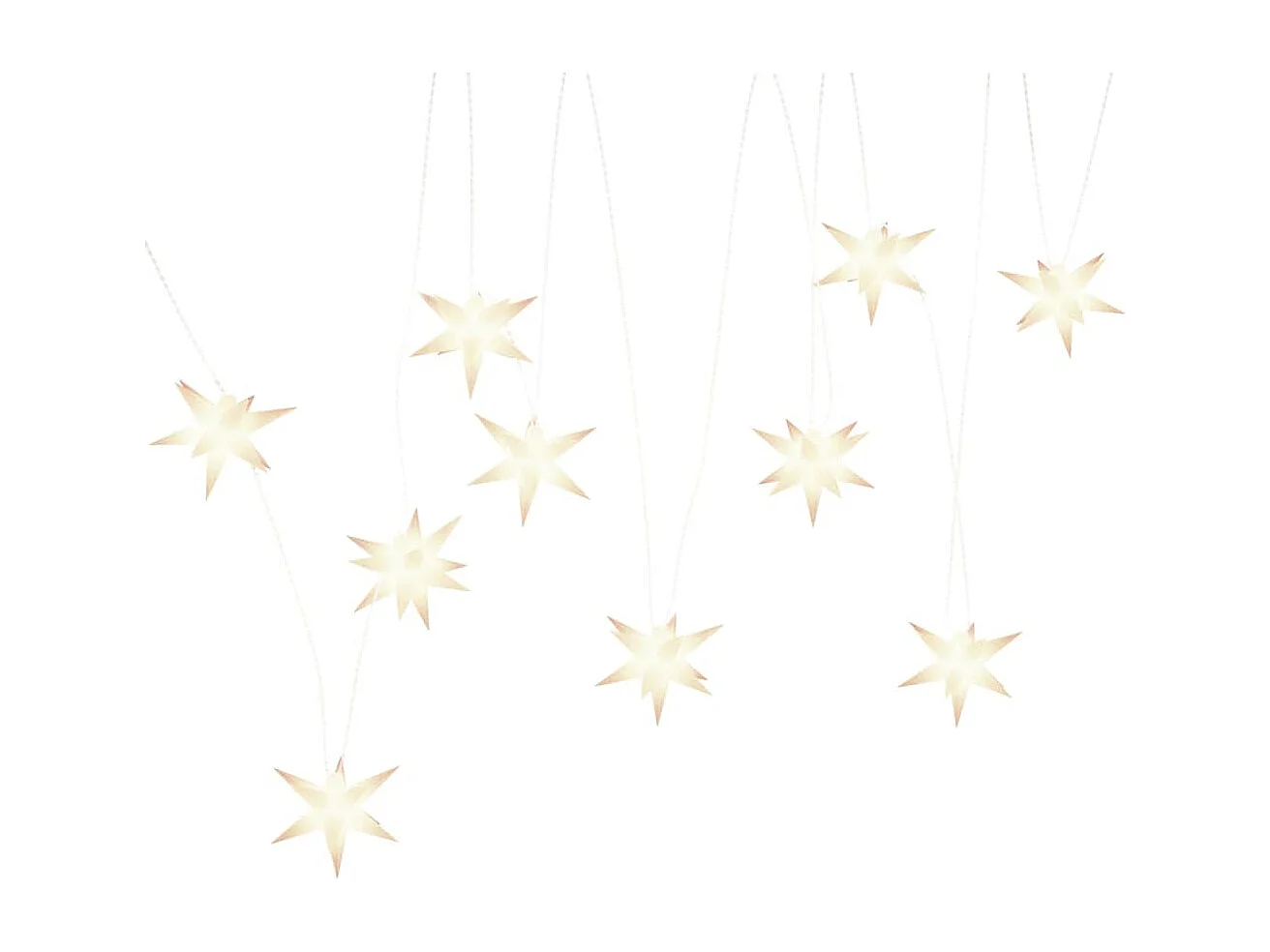 Luce di Natale 10 LED bianchi 10 cm