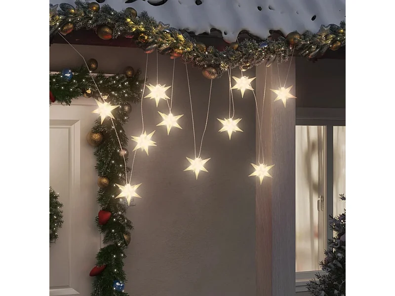 Luce di Natale 10 LED bianchi 10 cm