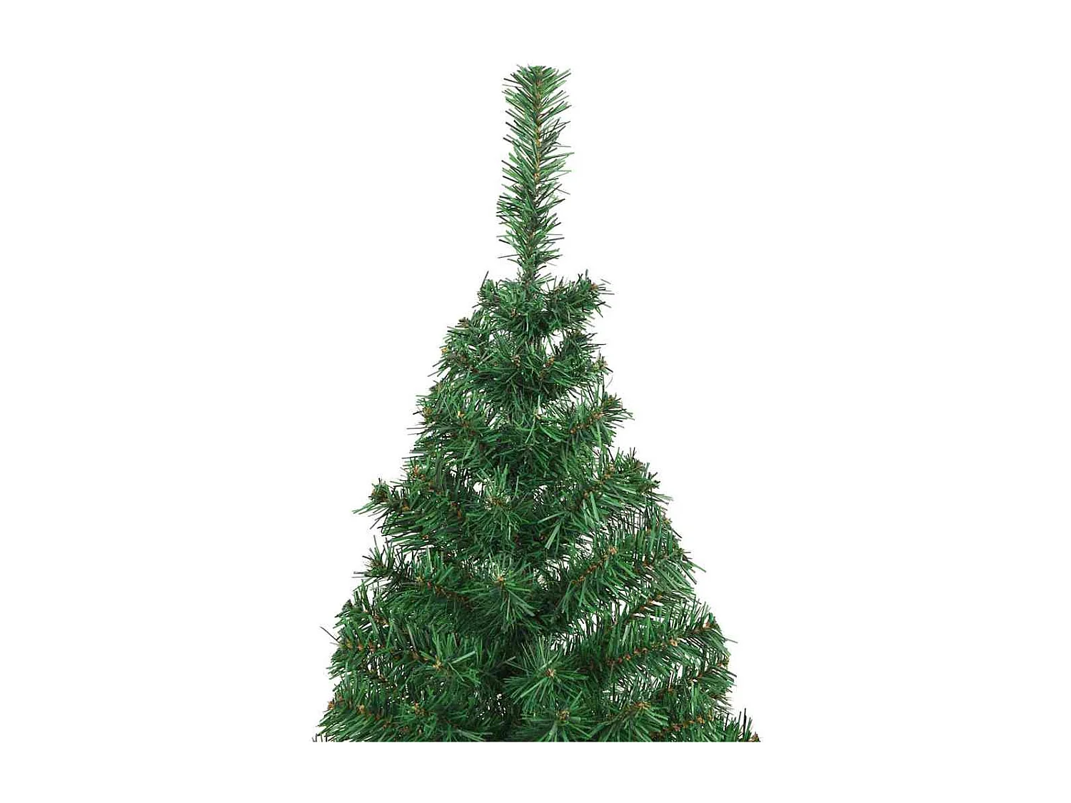 Albero di Natale artificiale verde 240 cm PVC, acciaio e plastica