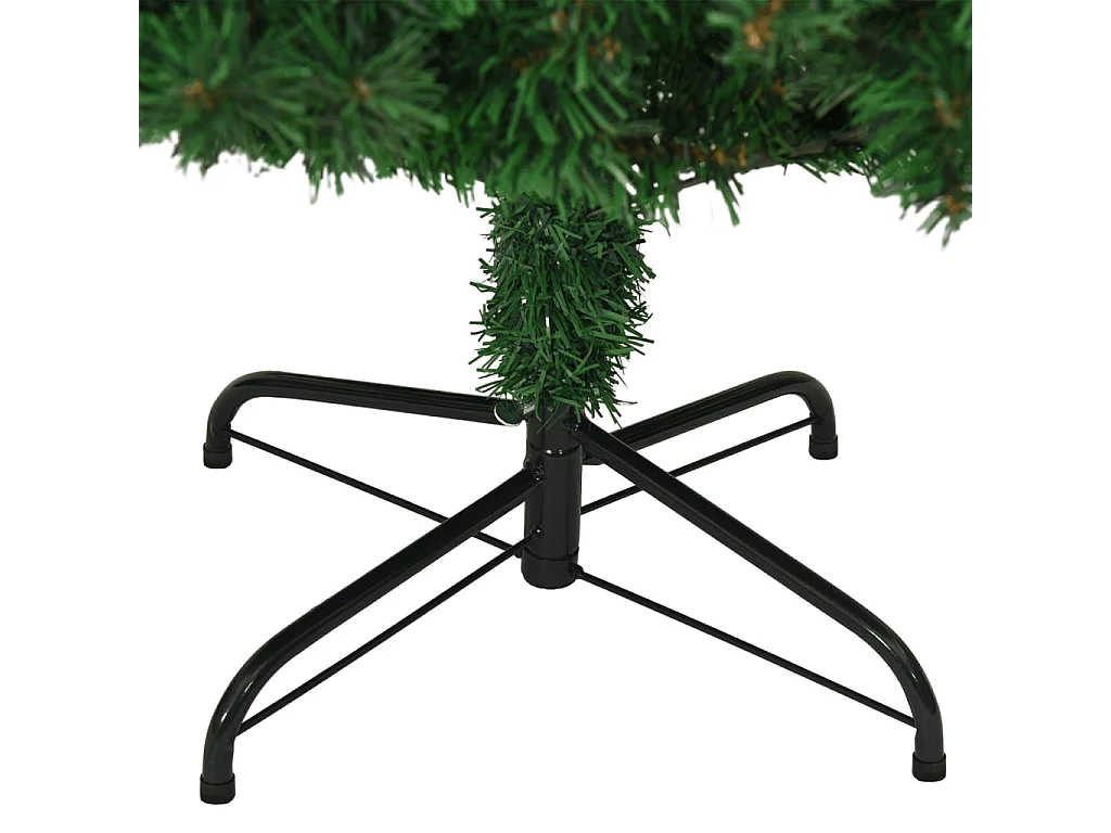 Arbre de Noël artificiel avec branches épaisses vert 240 cm PVC