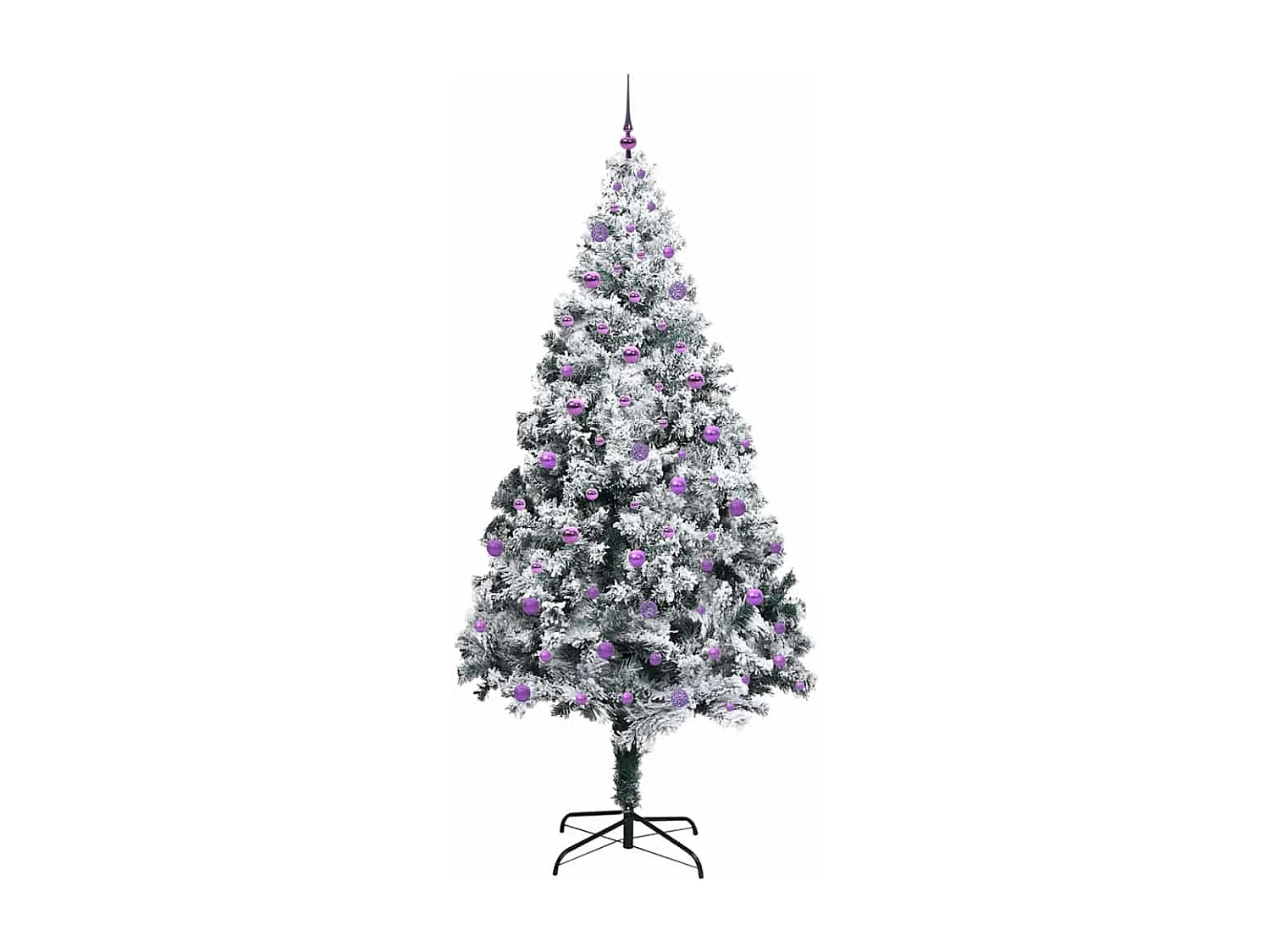 Sapin de Noël artificiel Vert 240 cm PVC, Acier et Plastique