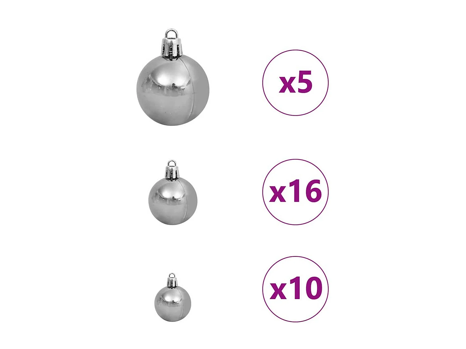 Sapin de Noël artificiel pré-éclairé Rose 210 cm PVC