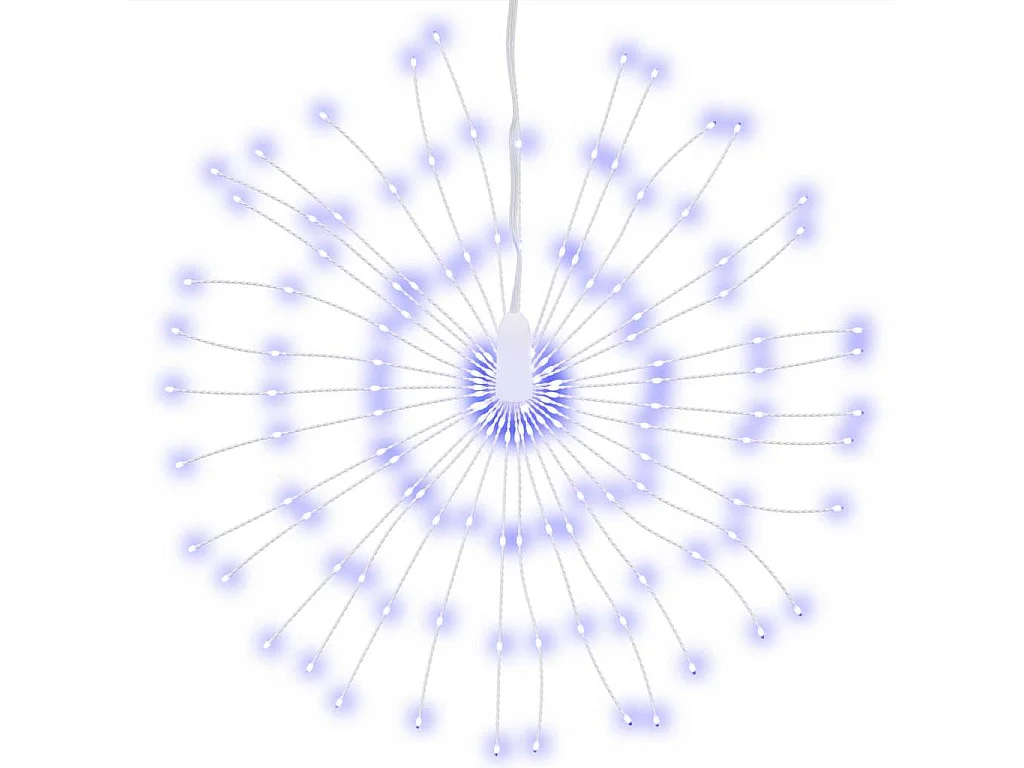 Stella luminosa di Natale 140 LED blu 17 cm