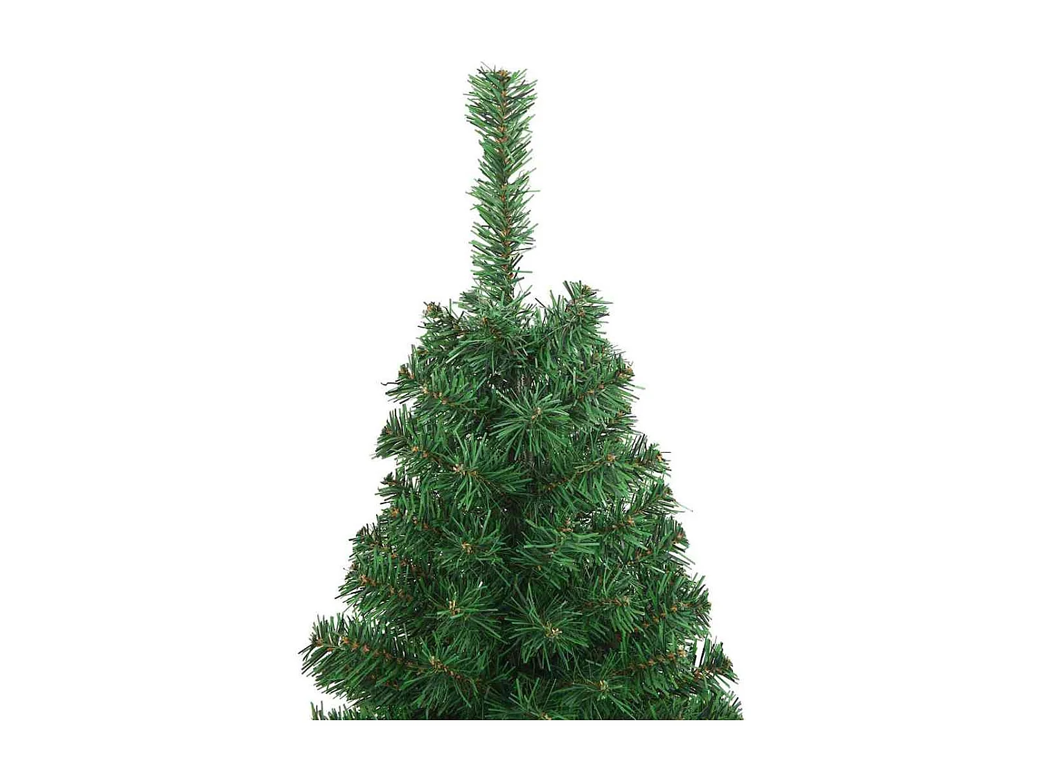 Albero di Natale artificiale verde 150 cm PVC, acciaio e plastica