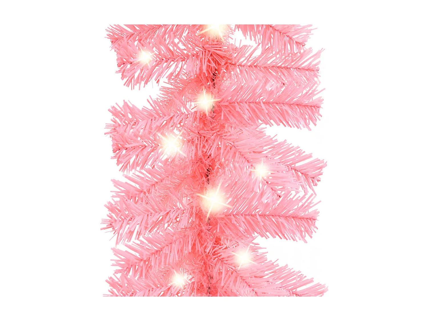 Ghirlanda natalizia con luci LED 10 m Rosa