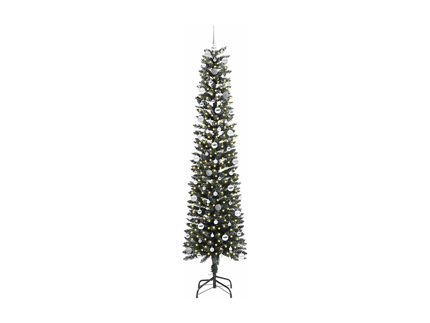 Albero di Natale artificiale con 300 LED Verde 58 x 58 x 240 cm