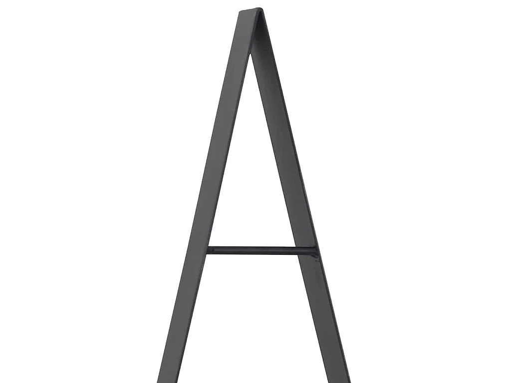 Arbre de Noël en métal avec support Noir 210 cm Acier