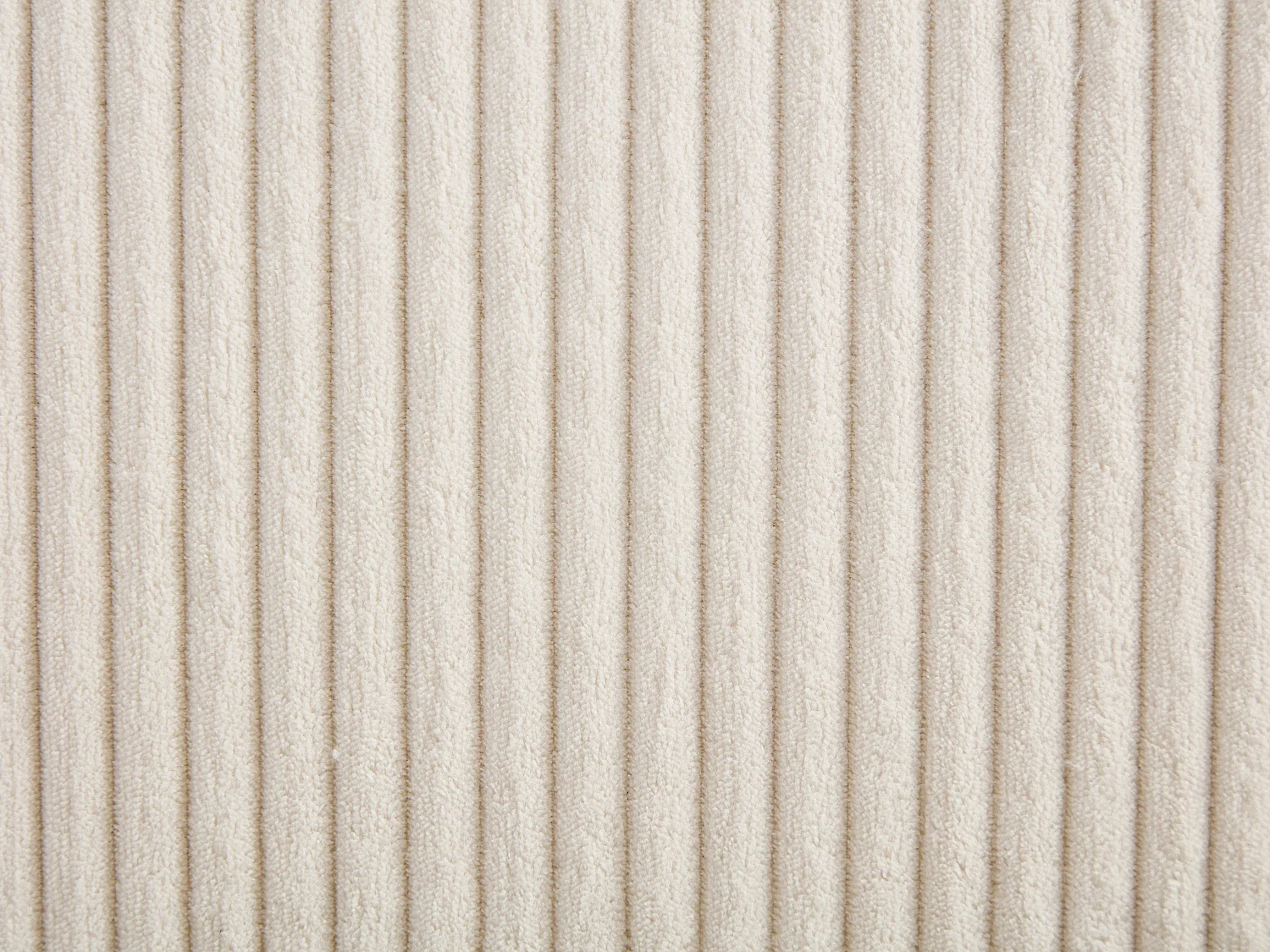 Lit coffre 180 x 200 cm - Velours côtelé - Beige + Matelas - NAYOLA