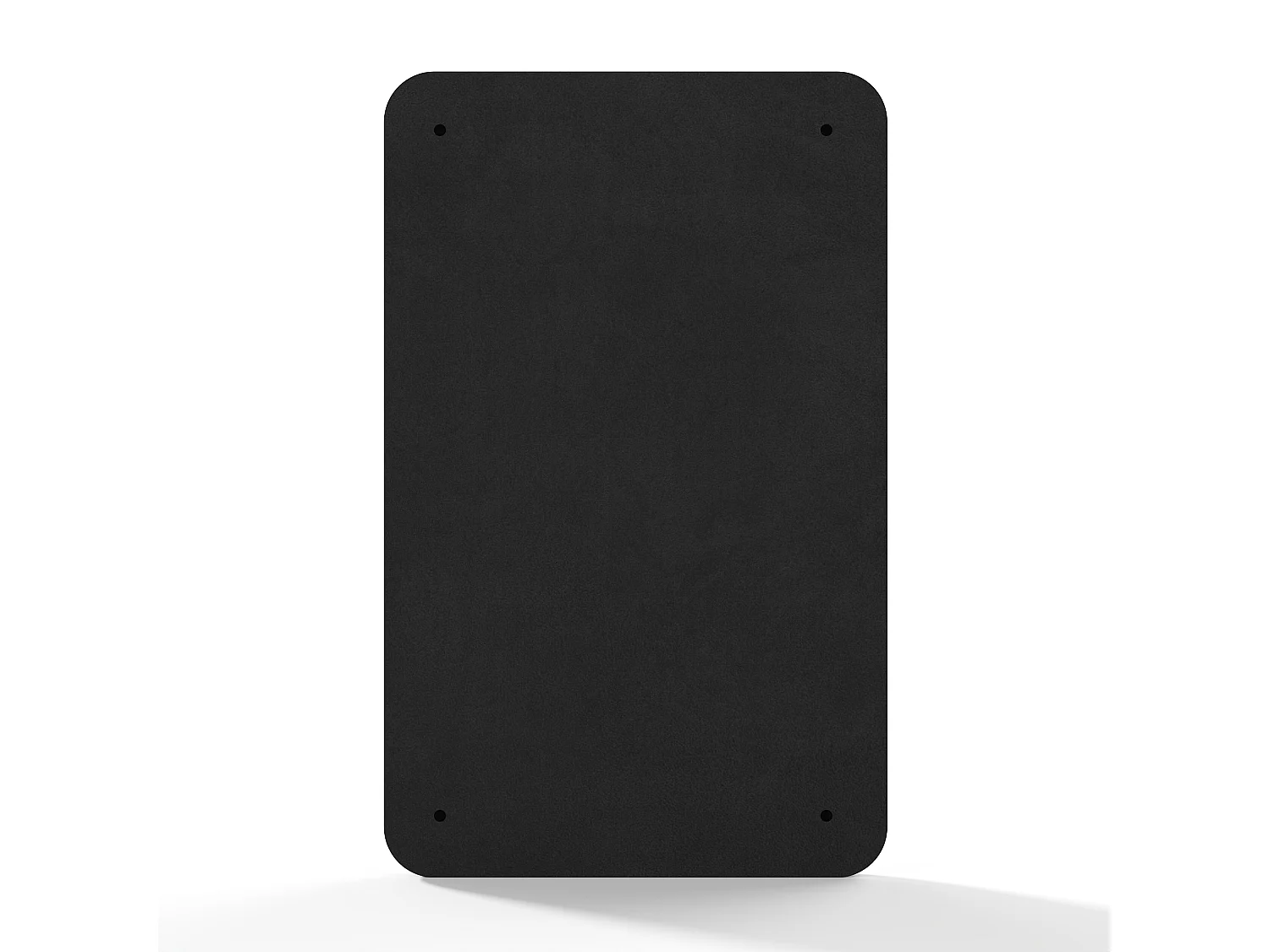 Miroir mural rectangulaire en aluminium - L. 50 x H. 80 cm - Chromé - REFLEYA