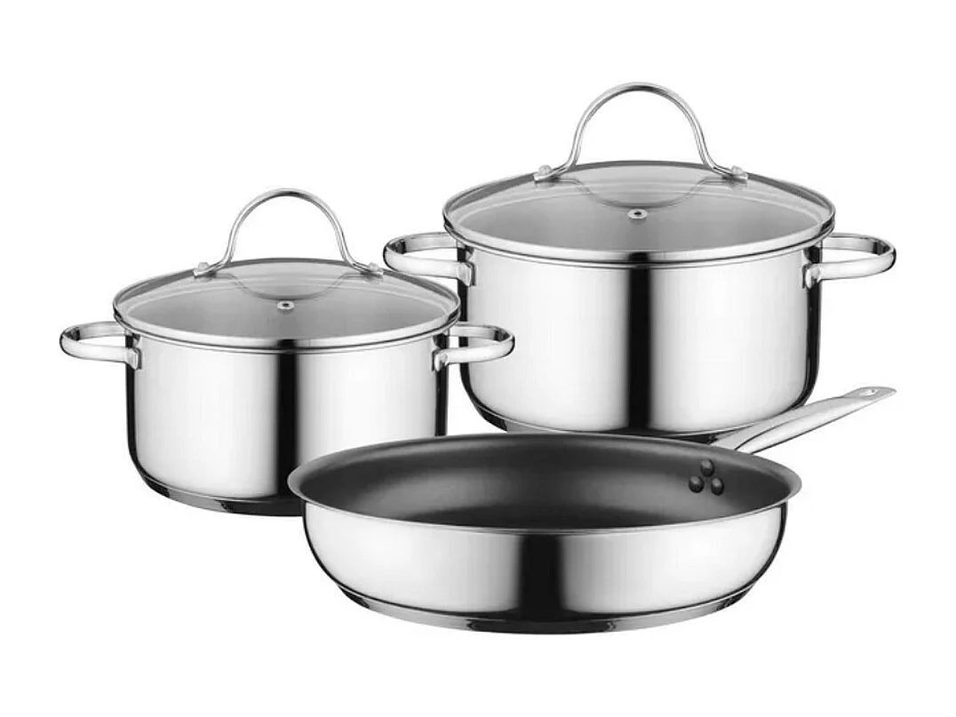 Siemens Batterie de cuisine 3 pièces acier inoxydable - HZ9SE030