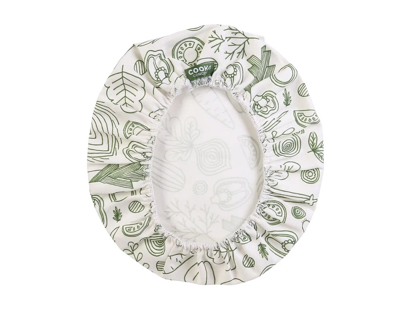 Pack 3 x 3 Couvercles Souples en Coton Réutilisables Motif Légumes - GUMMY