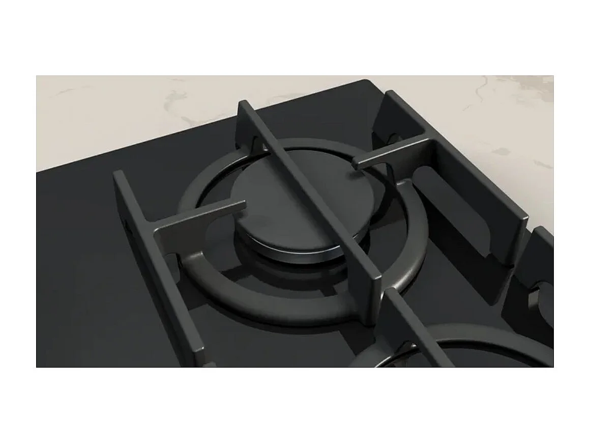 Neff Table de cuisson à gaz 59cm 4 feux noir 7500w noir - T26PIP4S0