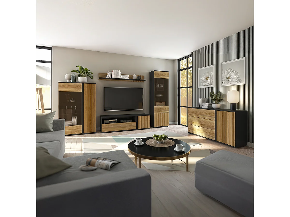 Credenza 2 ante Pia marrone 146cm