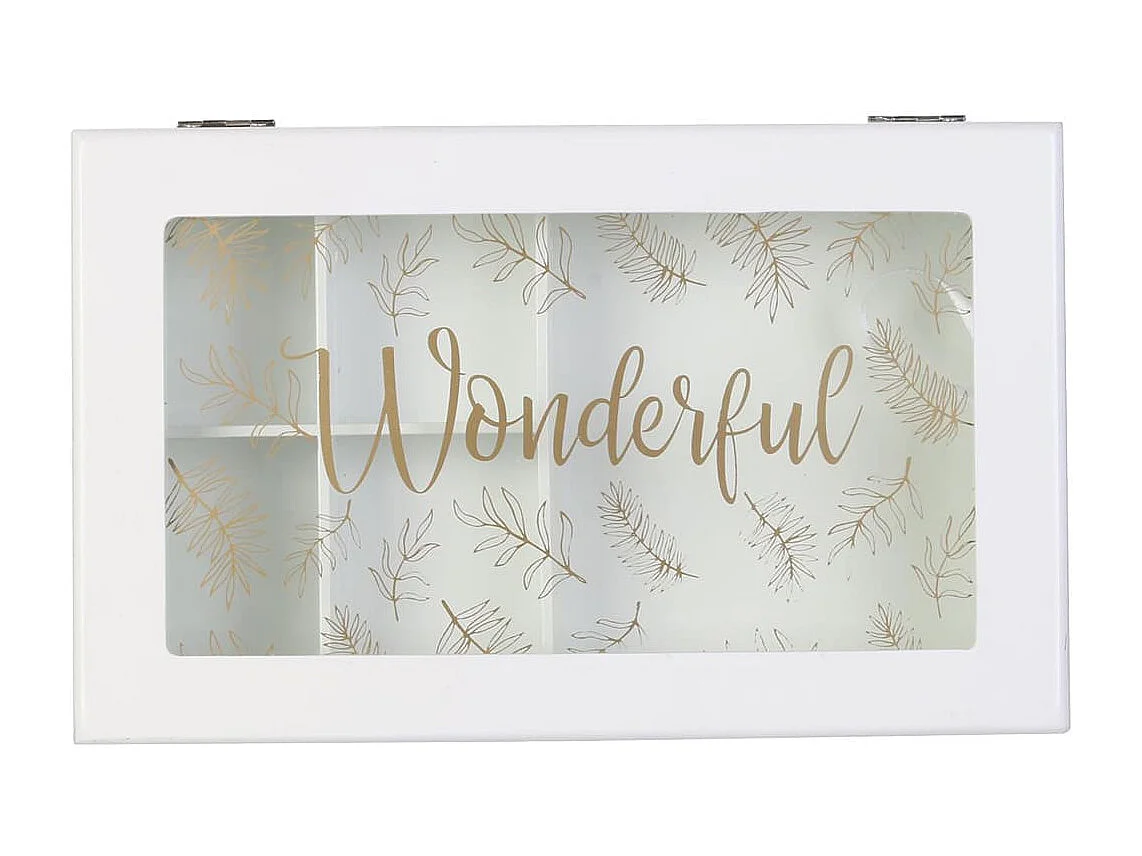 Boîte à Bijoux 2 Tiroirs Blanche - SOPHIA