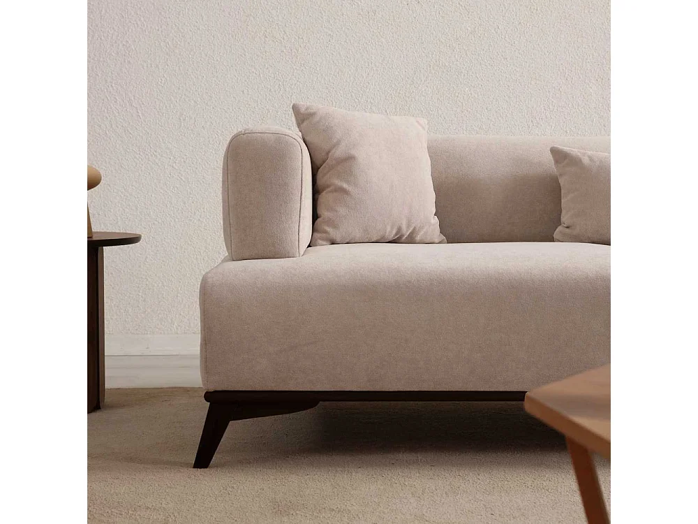 Canapé 3 places en polyester Hera