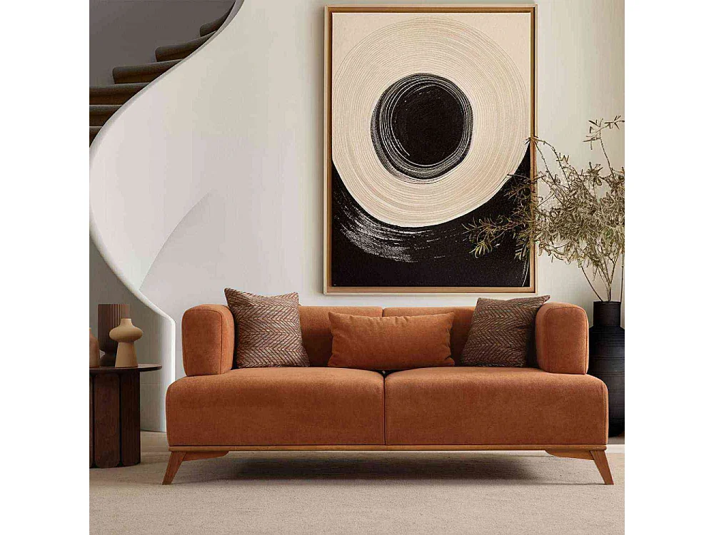 Canapé 2 places en polyester Hera