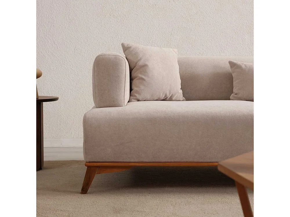 Canapé 3 places en polyester Hera