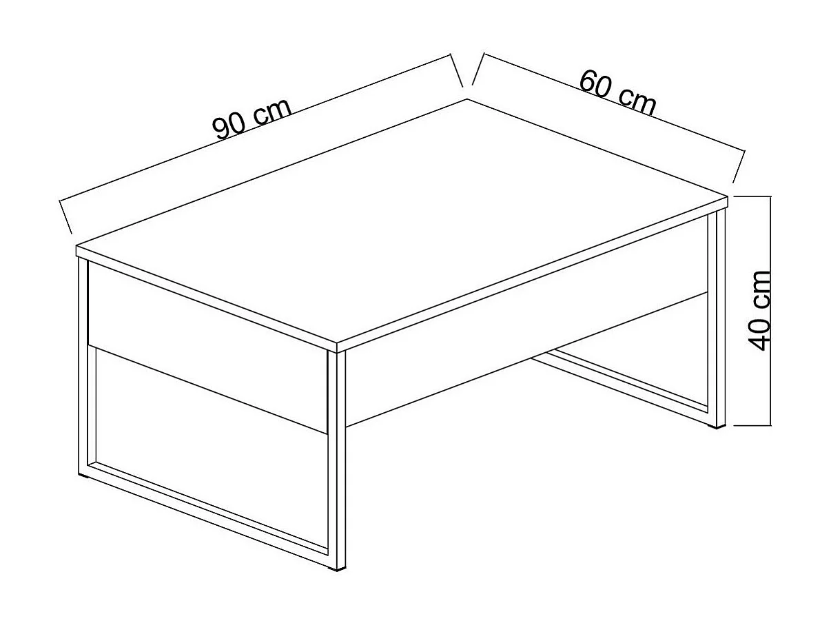 Table basse rectangulaire effet travertin, pieds dorés JENA