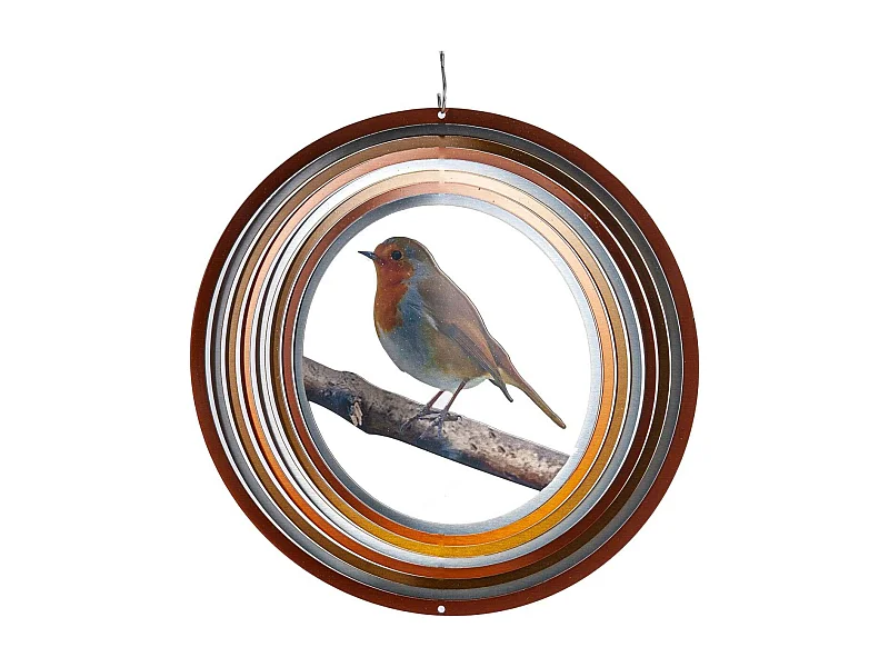 Mobile à vent Rouge-gorge Ø 15 cm