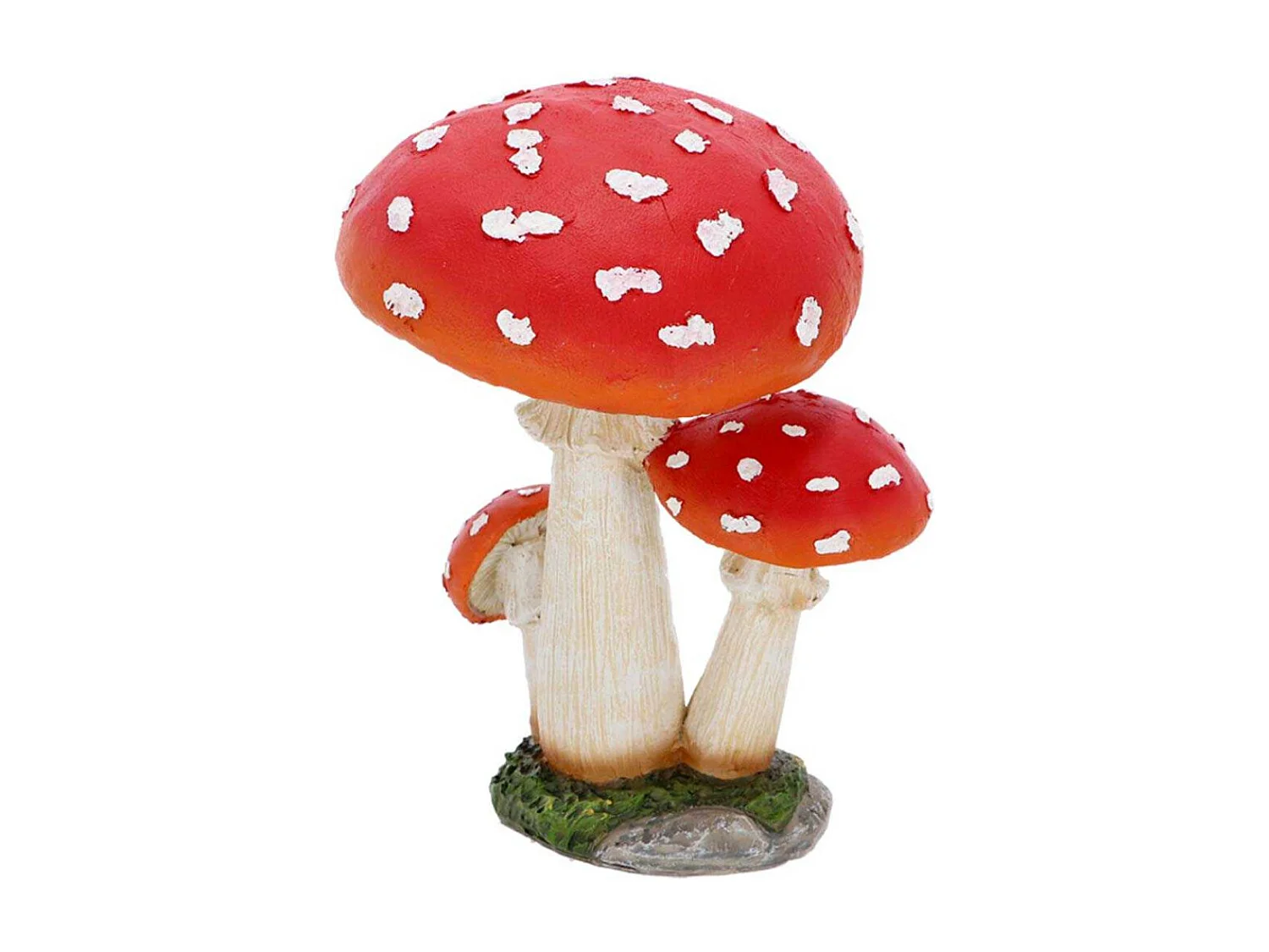 Champignons en résine (Lot de 3) 21 cm