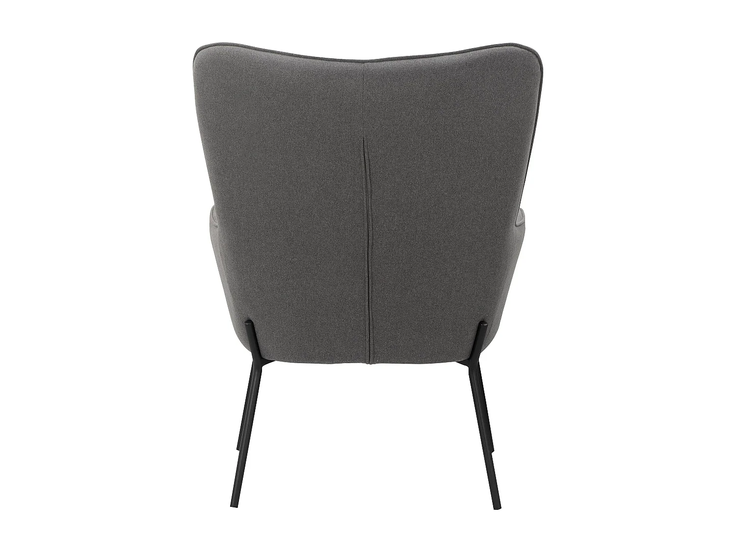Boris|Fauteuil en velours anthracite