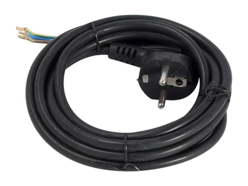 Rallonge HO5VVF 3x1,0mm² - 1,5m - Noir - Chacon