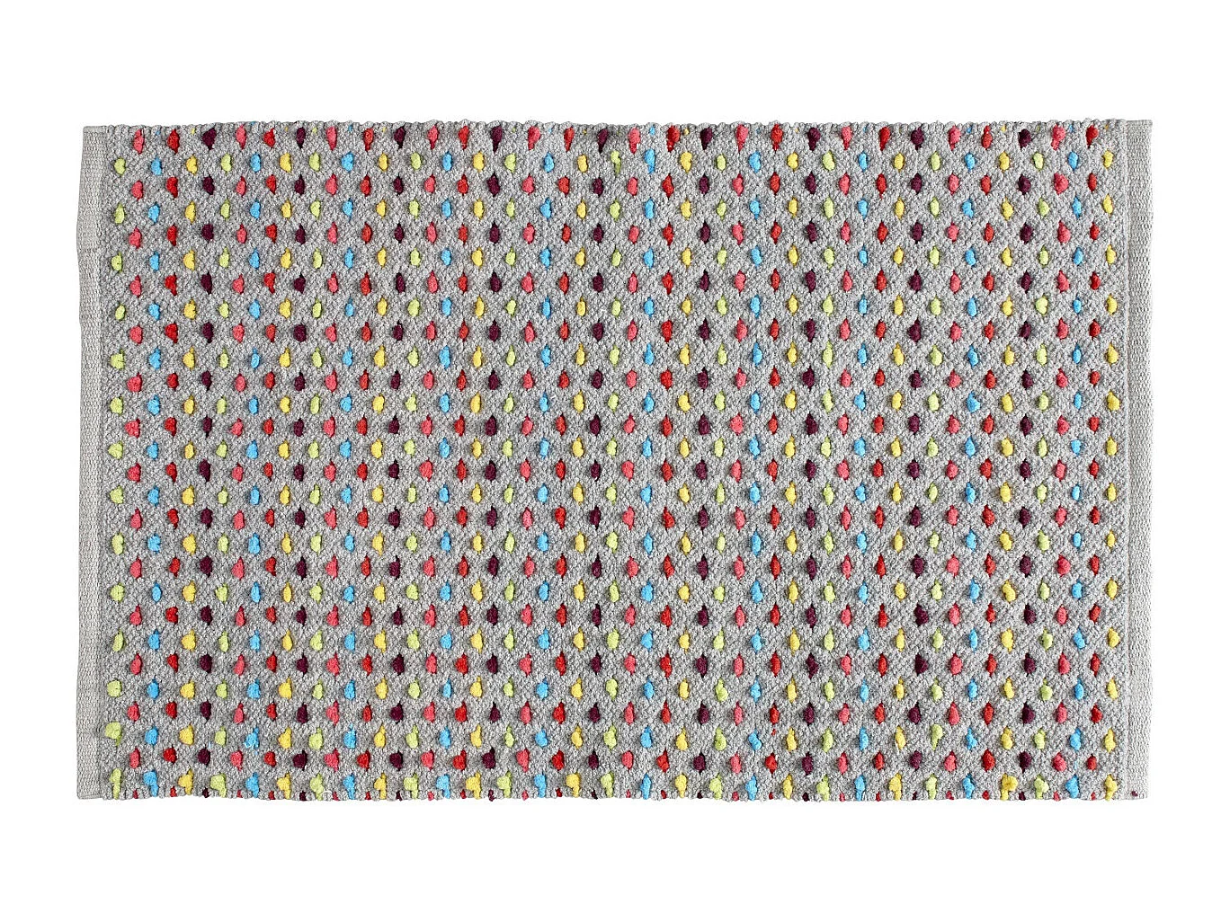 Tapis de bain déco en coton chenille 50x80cm
