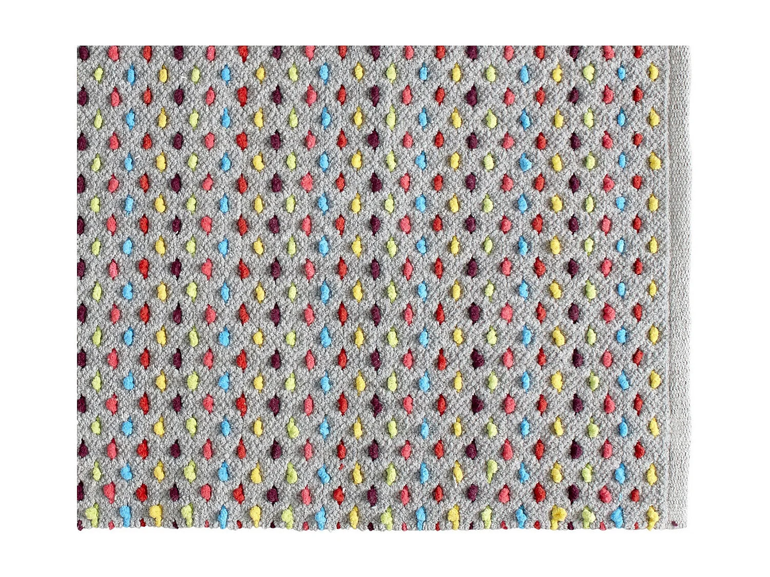 Tapis de bain déco en coton chenille 50x80cm