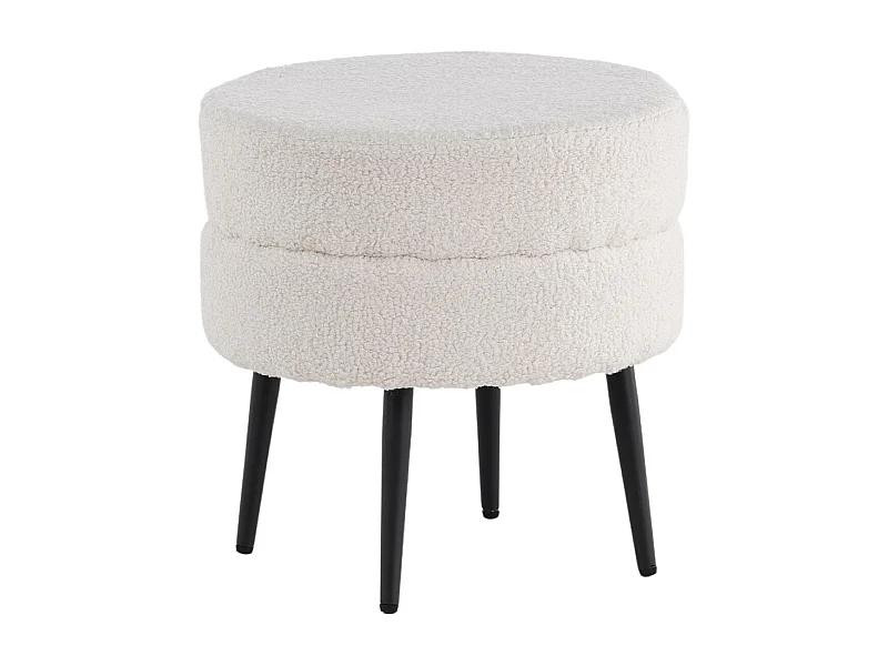 Pot Pouf Ø40cm weiß.