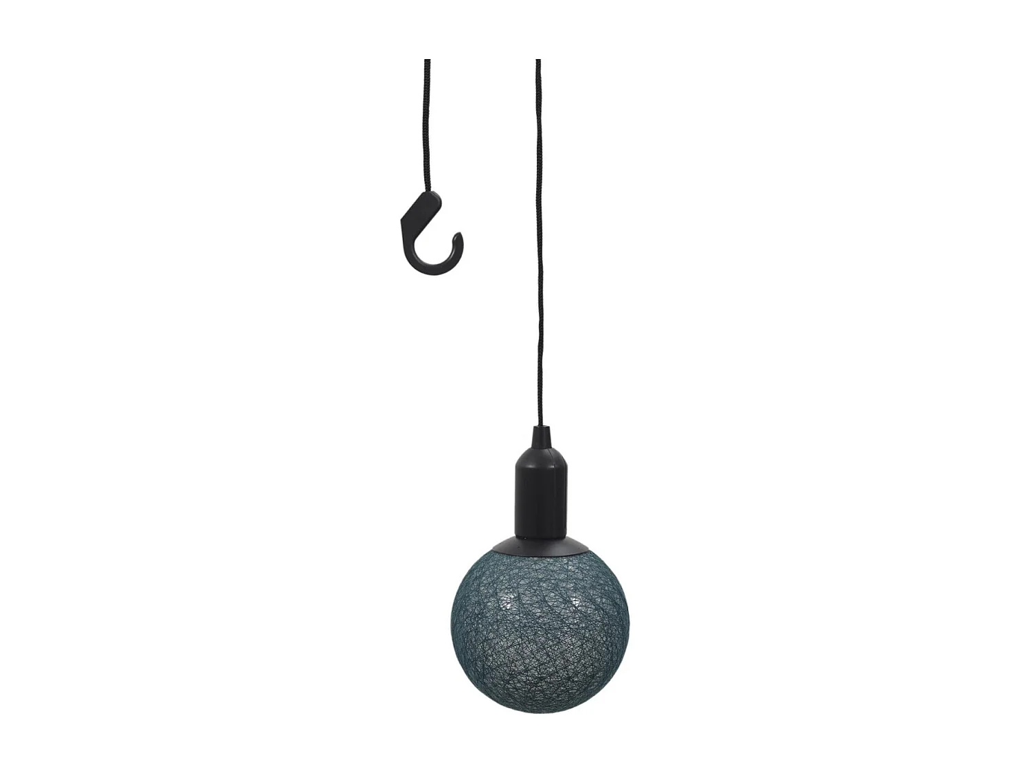 Lampe Suspension à Led "Boule" 24cm Bleu