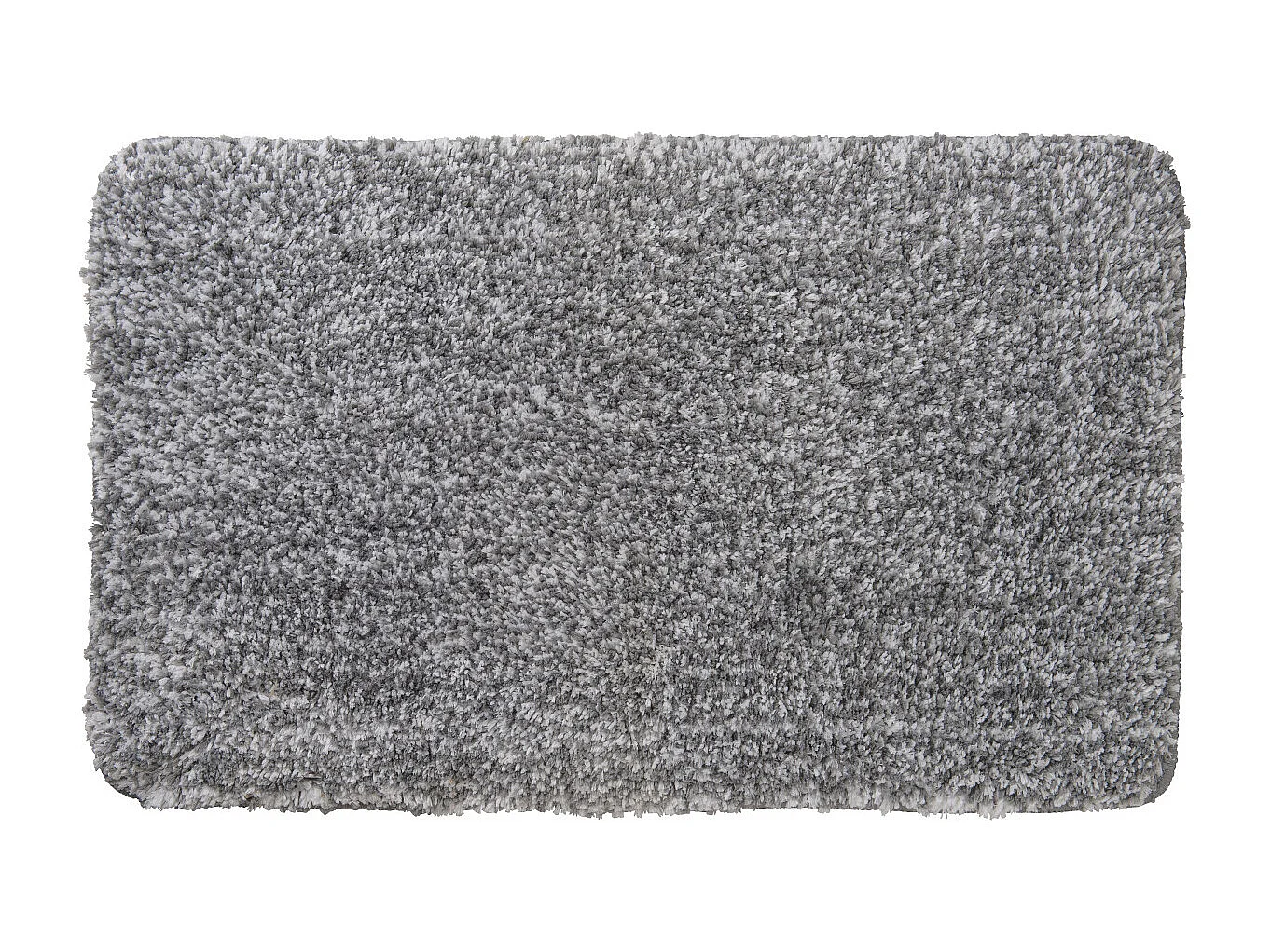 Tapis de bain antidérapant 50x80 tufté gris 50x80cm