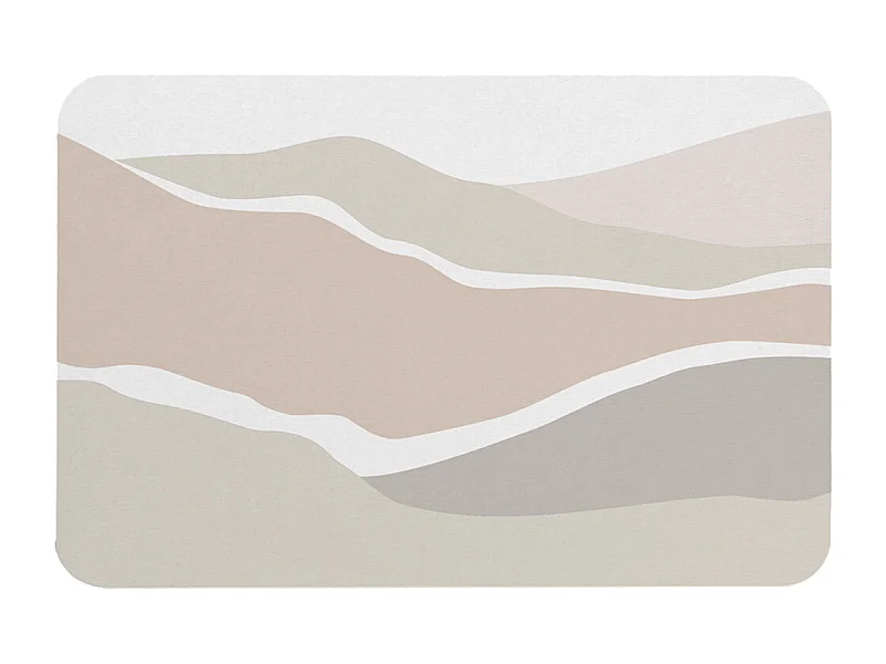 Tapis de bain diatomite motif dune 39x60cm