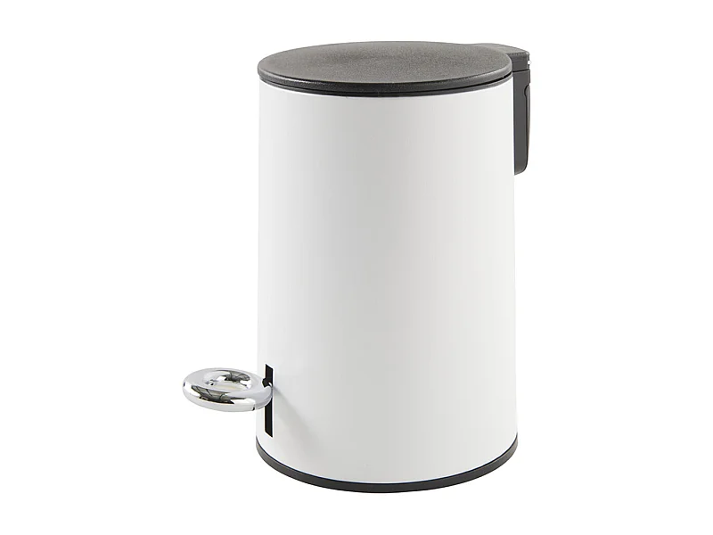 Poubelle salle de bain 3L en métal