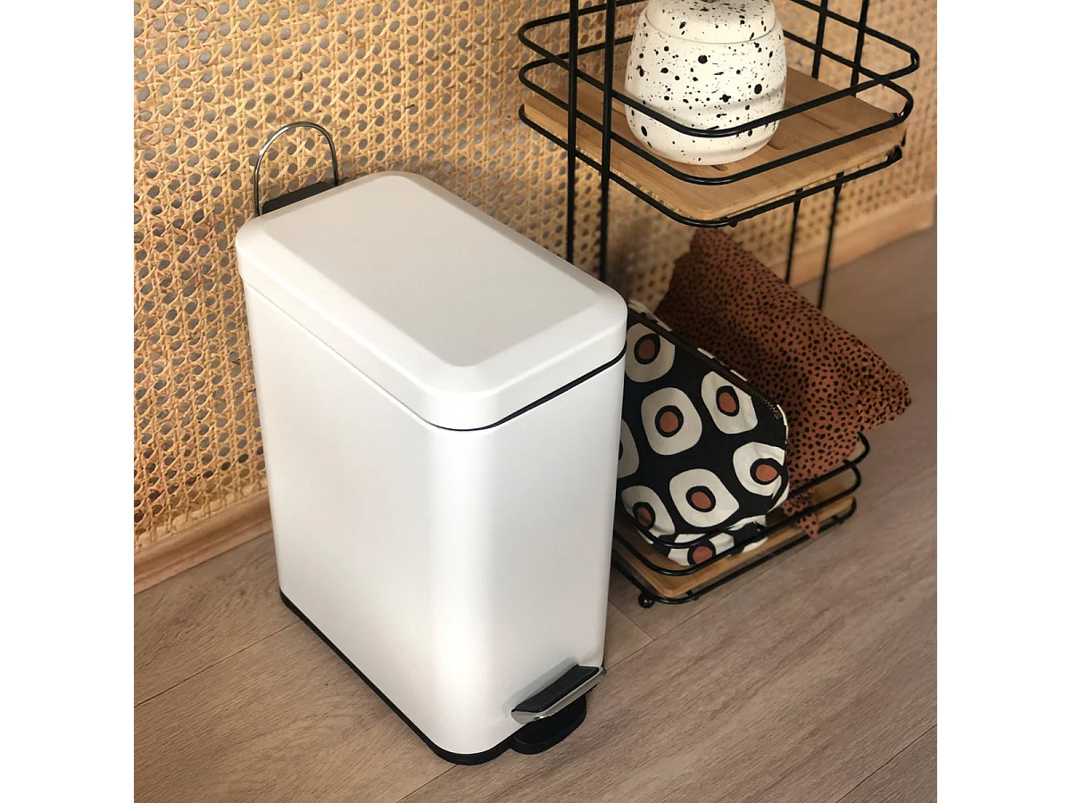 Poubelle salle de bain 5L à pédale