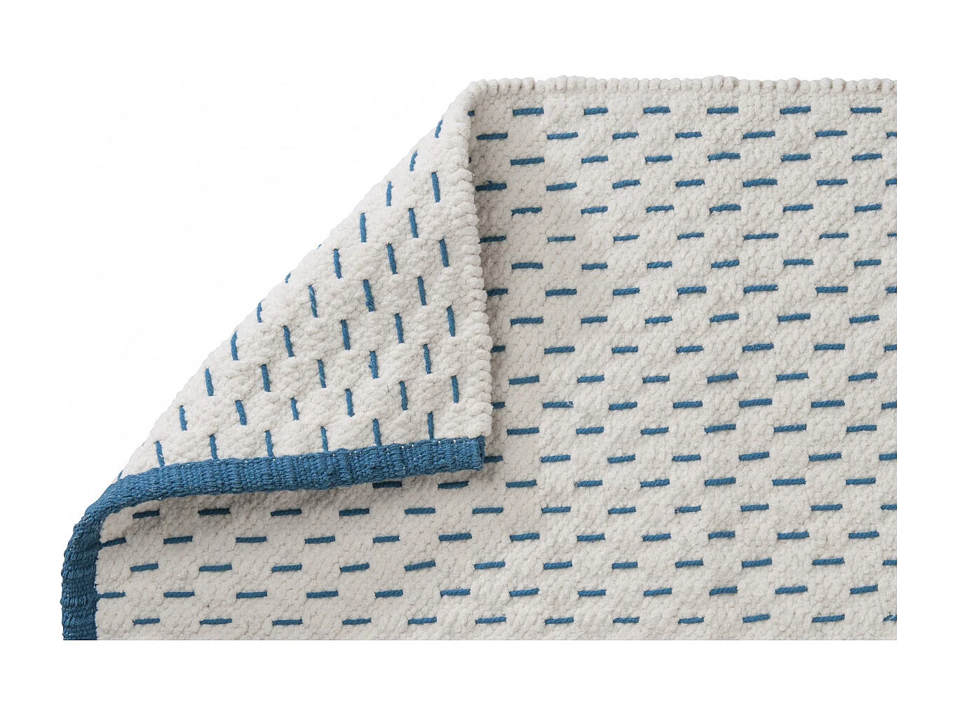 Tapis déco réversible en coton 50x80cm