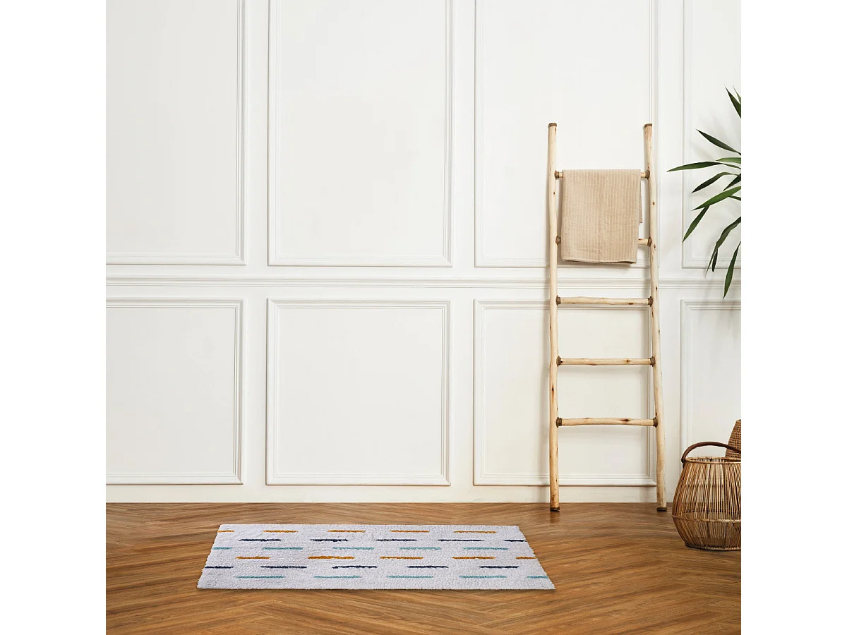 Tapis déco enfant en coton 50x80cm