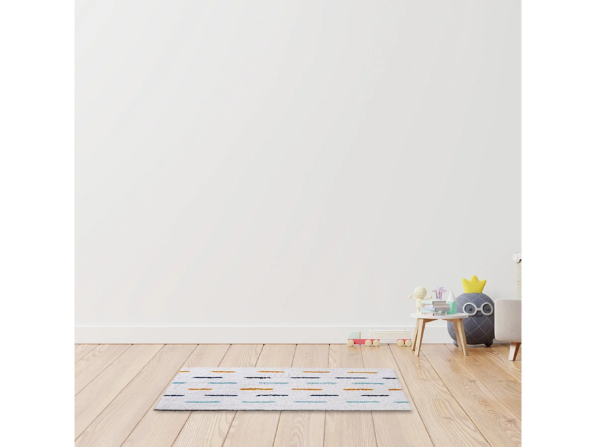 Tapis déco enfant en coton 50x80cm