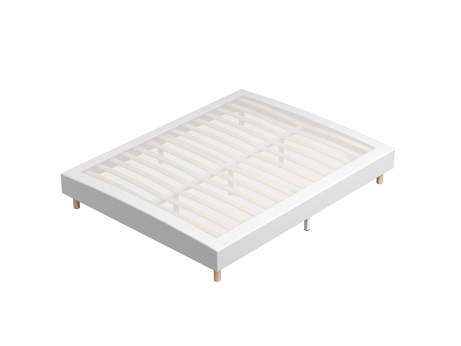 Ensemble 160x200cm Matelas à ressorts+ Sommier à Lattes, Epaisseur du Matelas 30cm