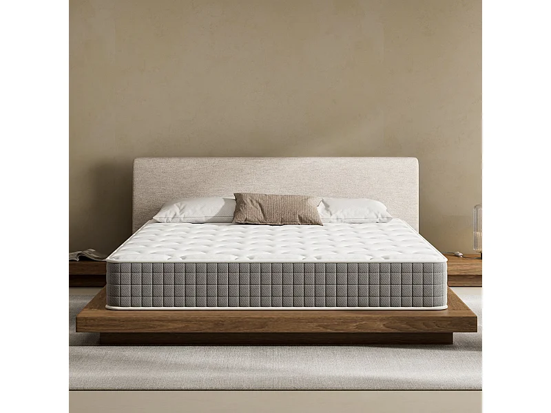 Matelas mousse 160x190 cm,Épaisseur 22 cm,Fermeté Moyenne,Respirant et Réversible
