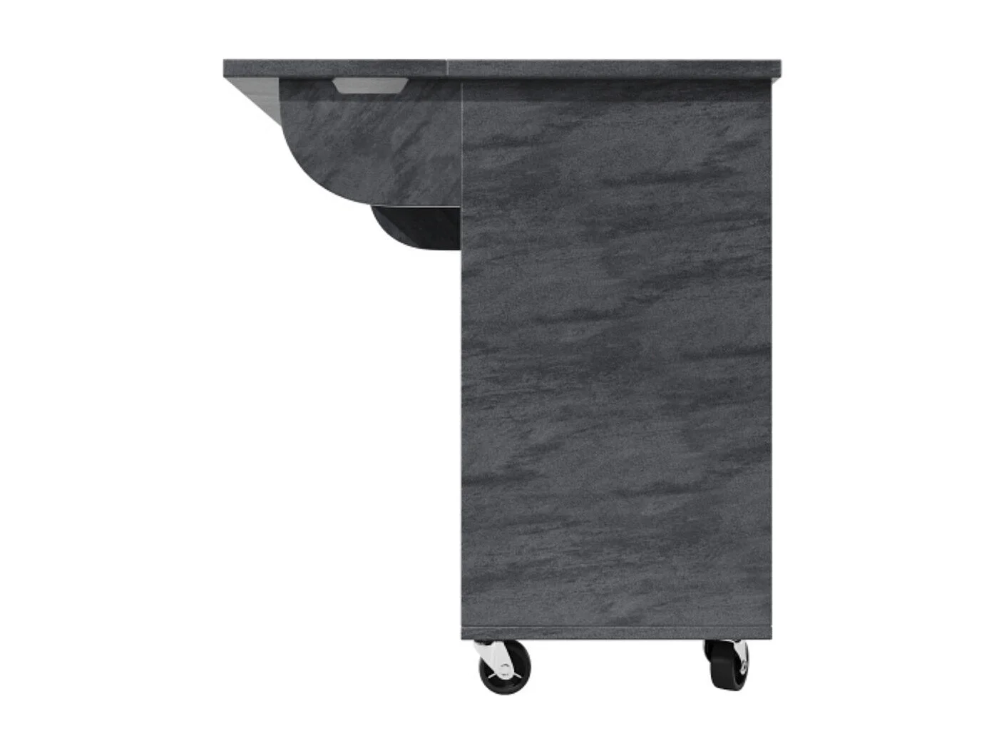 Kücheninsel, Buffetschrank,Servicewagen, mobile Kücheninsel, ausziehbarer Küchenwagen mit Rädern, mit Handtuchhalter 118*45(75)*92cm