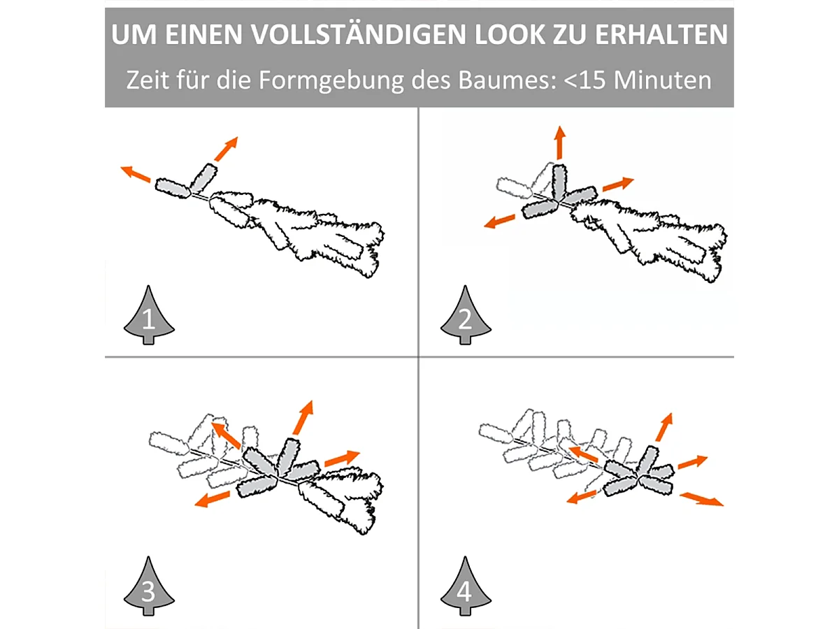 Weihnachtsbäume mit Zementständer Mini-Christbaum Künstlichen Weihnachten Tannenbaum Weihnachtsdekoration 60 cm hoch