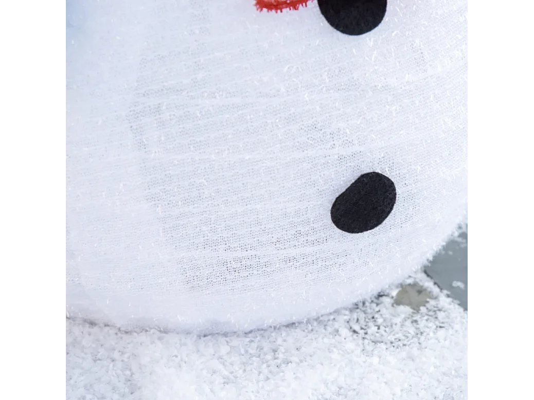 Weihnachtsdekoration Schneemann Outdoor, Weihnachtsdeko Weihnachtslicht,LEDS, 30 cm x 30 cm x 51 cm