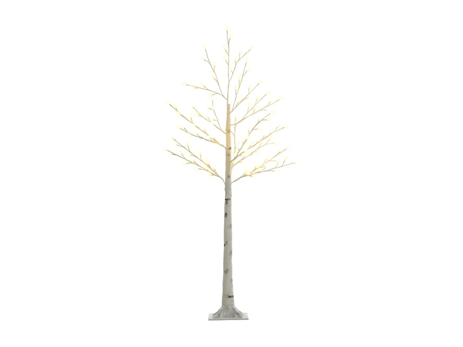 Künstliche mit 120 LED-Lichtern, 3 Helligkeitsstufen, Deko-Pflanze faltbare Äste,150 cm