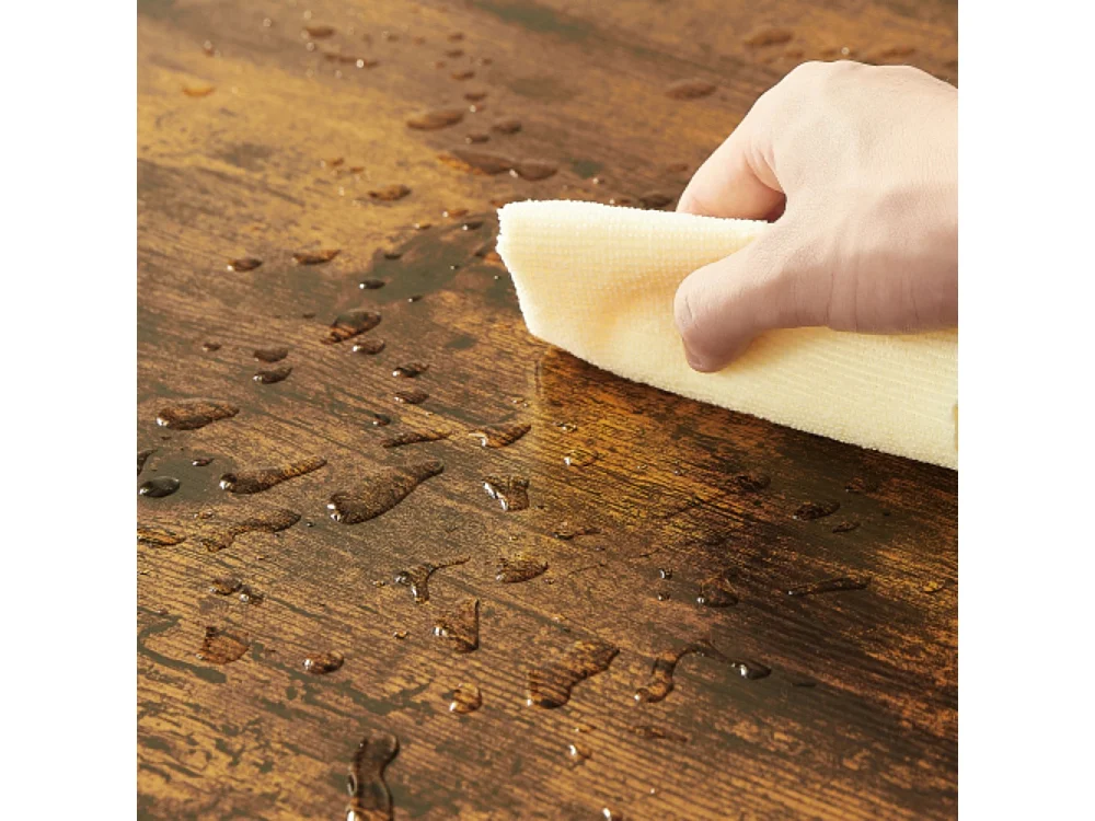 Runder Esstisch,platzsparender Küchentisch mit stabilen Metallbeinen,für Esszimmer oder Wohnzimmer 90 cm