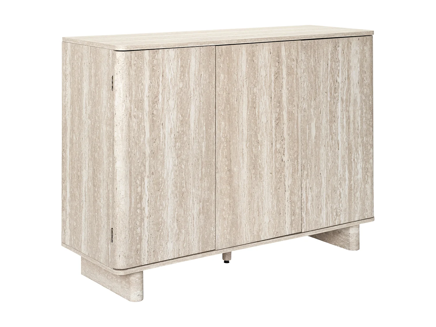Buffet 3 Portes Pietra Blanc, Beige